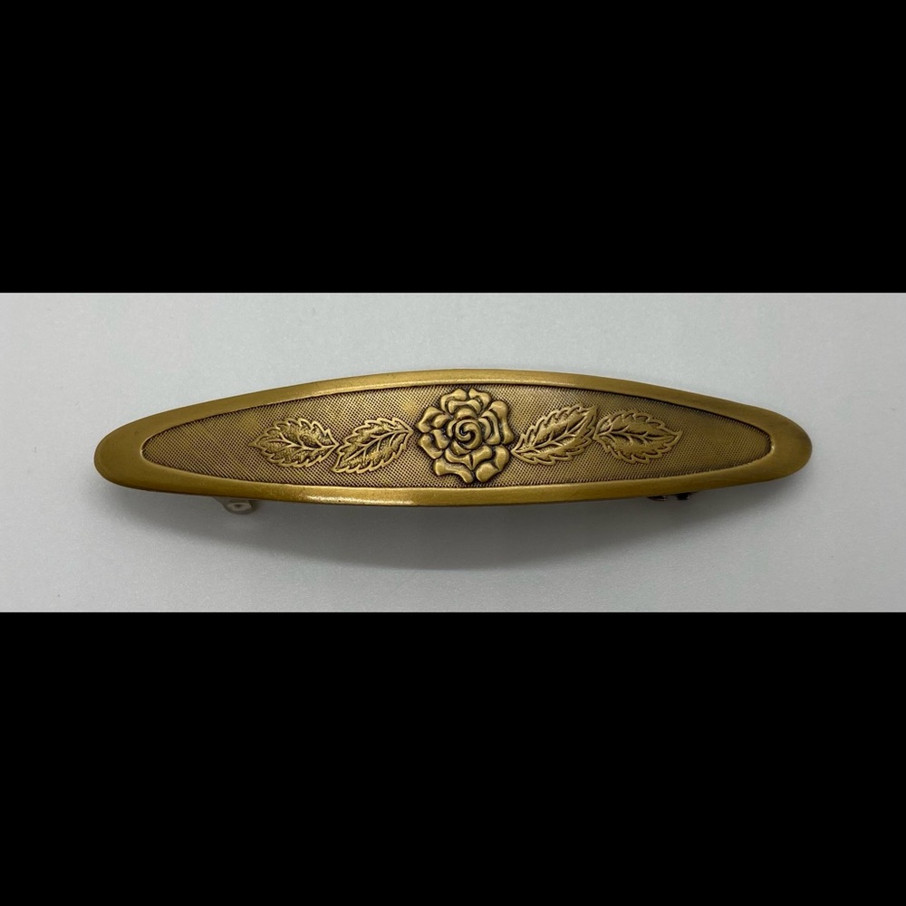 Brass Barrette Hair Clip